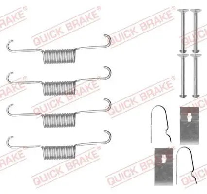 Zubehörsatz, Feststellbremsbacken QUICK BRAKE 105-0884 Bild Zubehörsatz, Feststellbremsbacken QUICK BRAKE 105-0884