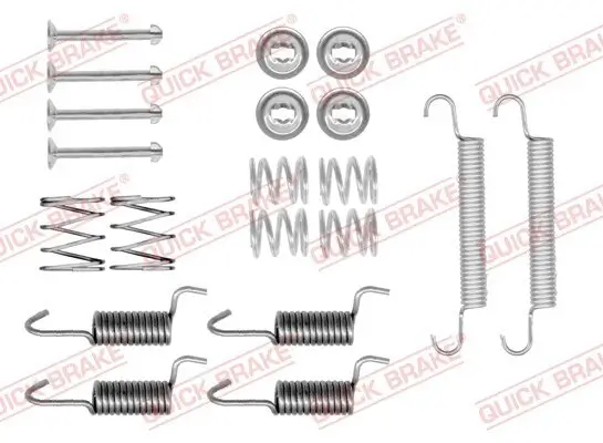 Zubehörsatz, Feststellbremsbacken QUICK BRAKE 105-0899 Bild Zubehörsatz, Feststellbremsbacken QUICK BRAKE 105-0899