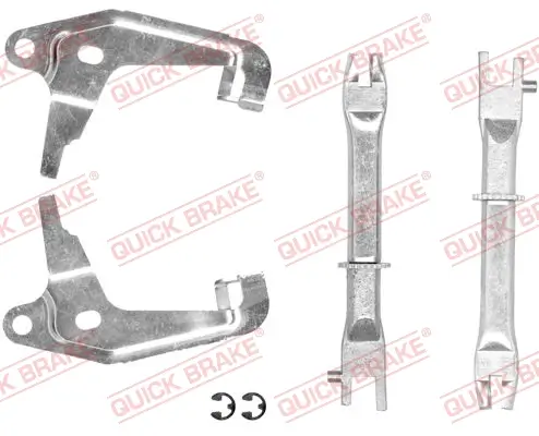 Nachsteller-Satz, Trommelbremse Hinterachse QUICK BRAKE 108 53 004