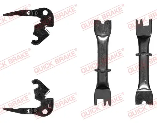 Nachsteller-Satz, Trommelbremse Hinterachse QUICK BRAKE 108 53 019 Bild Nachsteller-Satz, Trommelbremse Hinterachse QUICK BRAKE 108 53 019