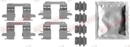 Zubehörsatz, Scheibenbremsbelag QUICK BRAKE 109-0005 Bild Zubehörsatz, Scheibenbremsbelag QUICK BRAKE 109-0005