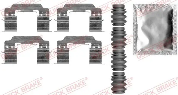 Zubehörsatz, Scheibenbremsbelag QUICK BRAKE 109-0007