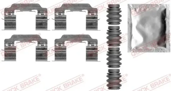 Zubehörsatz, Scheibenbremsbelag QUICK BRAKE 109-0007 Bild Zubehörsatz, Scheibenbremsbelag QUICK BRAKE 109-0007