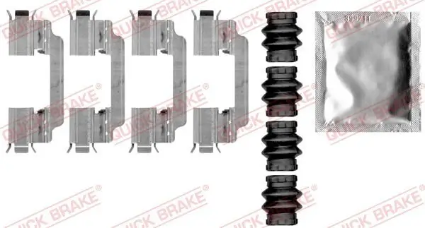 Zubehörsatz, Scheibenbremsbelag QUICK BRAKE 109-0010