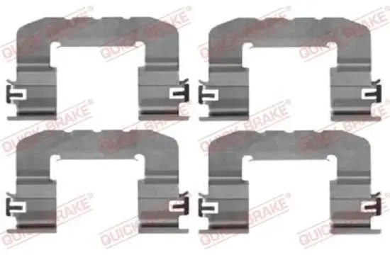 Zubehörsatz, Scheibenbremsbelag QUICK BRAKE 109-0017 Bild Zubehörsatz, Scheibenbremsbelag QUICK BRAKE 109-0017