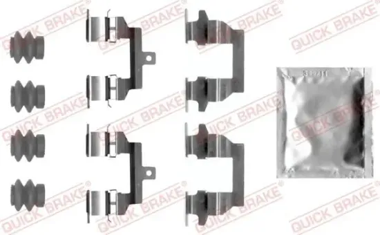 Zubehörsatz, Scheibenbremsbelag QUICK BRAKE 109-0026 Bild Zubehörsatz, Scheibenbremsbelag QUICK BRAKE 109-0026