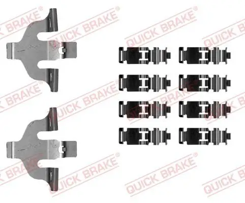 Zubehörsatz, Scheibenbremsbelag QUICK BRAKE 109-0030