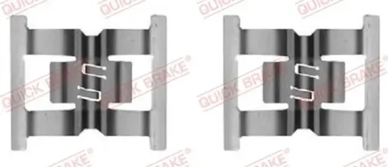 Zubehörsatz, Scheibenbremsbelag QUICK BRAKE 109-0031 Bild Zubehörsatz, Scheibenbremsbelag QUICK BRAKE 109-0031