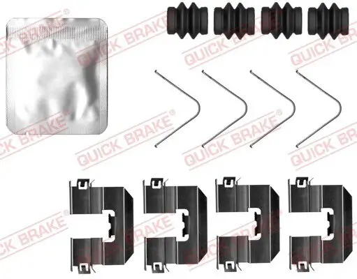 Zubehörsatz, Scheibenbremsbelag QUICK BRAKE 109-0034