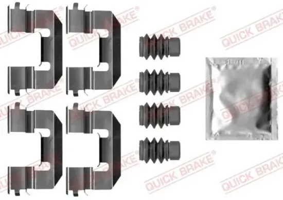 Zubehörsatz, Scheibenbremsbelag QUICK BRAKE 109-0038 Bild Zubehörsatz, Scheibenbremsbelag QUICK BRAKE 109-0038