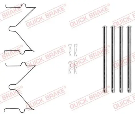 Zubehörsatz, Scheibenbremsbelag QUICK BRAKE 109-0040