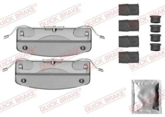 Zubehörsatz, Scheibenbremsbelag QUICK BRAKE 109-0041