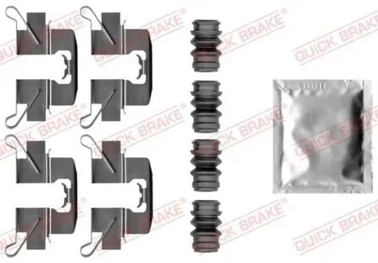 Zubehörsatz, Scheibenbremsbelag QUICK BRAKE 109-0047 Bild Zubehörsatz, Scheibenbremsbelag QUICK BRAKE 109-0047