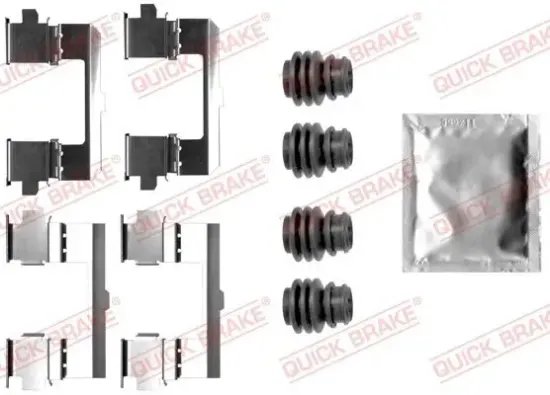 Zubehörsatz, Scheibenbremsbelag QUICK BRAKE 109-0048 Bild Zubehörsatz, Scheibenbremsbelag QUICK BRAKE 109-0048