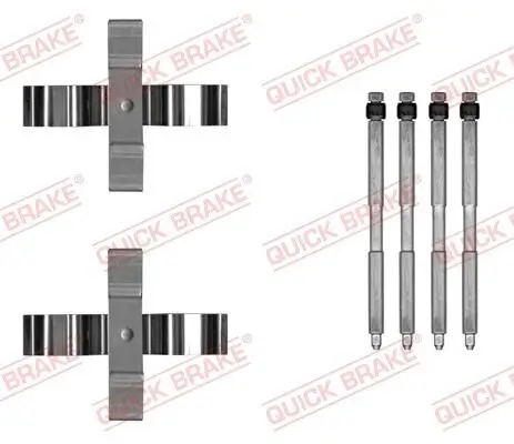 Zubehörsatz, Scheibenbremsbelag QUICK BRAKE 109-0055 Bild Zubehörsatz, Scheibenbremsbelag QUICK BRAKE 109-0055