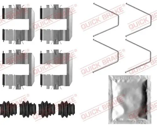 Zubehörsatz, Scheibenbremsbelag QUICK BRAKE 109-0060 Bild Zubehörsatz, Scheibenbremsbelag QUICK BRAKE 109-0060