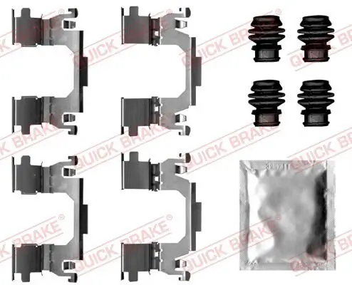 Zubehörsatz, Scheibenbremsbelag QUICK BRAKE 109-0061