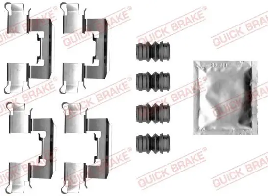 Zubehörsatz, Scheibenbremsbelag QUICK BRAKE 109-0062