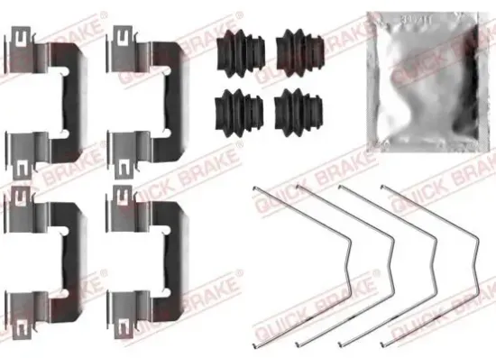 Zubehörsatz, Scheibenbremsbelag QUICK BRAKE 109-0063 Bild Zubehörsatz, Scheibenbremsbelag QUICK BRAKE 109-0063