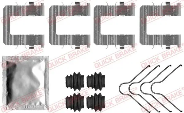 Zubehörsatz, Scheibenbremsbelag QUICK BRAKE 109-0074