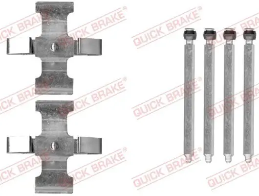 Zubehörsatz, Scheibenbremsbelag QUICK BRAKE 109-0076 Bild Zubehörsatz, Scheibenbremsbelag QUICK BRAKE 109-0076