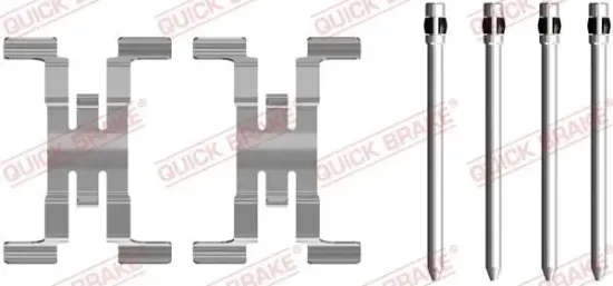 Zubehörsatz, Scheibenbremsbelag QUICK BRAKE 109-0082 Bild Zubehörsatz, Scheibenbremsbelag QUICK BRAKE 109-0082