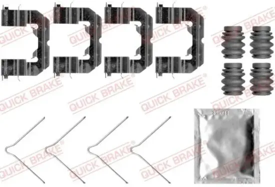 Zubehörsatz, Scheibenbremsbelag QUICK BRAKE 109-0089 Bild Zubehörsatz, Scheibenbremsbelag QUICK BRAKE 109-0089