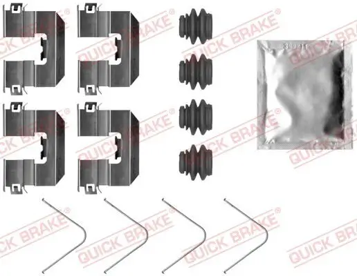 Zubehörsatz, Scheibenbremsbelag QUICK BRAKE 109-0095