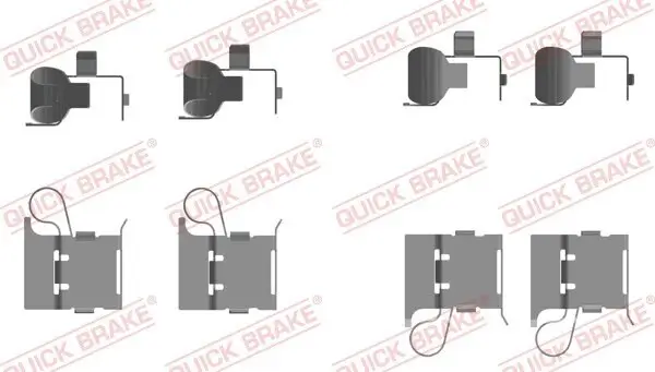 Zubehörsatz, Scheibenbremsbelag QUICK BRAKE 109-0097