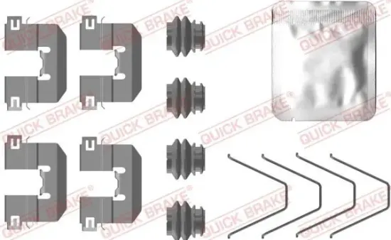 Zubehörsatz, Scheibenbremsbelag QUICK BRAKE 109-0100 Bild Zubehörsatz, Scheibenbremsbelag QUICK BRAKE 109-0100