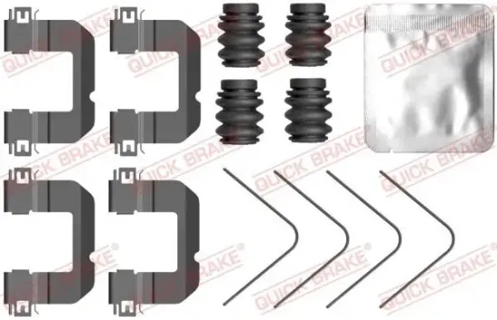 Zubehörsatz, Scheibenbremsbelag QUICK BRAKE 109-0102 Bild Zubehörsatz, Scheibenbremsbelag QUICK BRAKE 109-0102