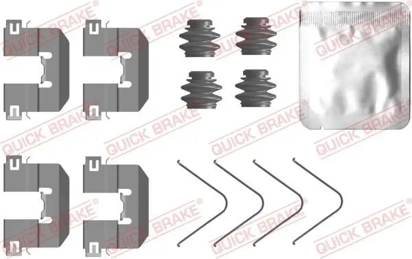 Zubehörsatz, Scheibenbremsbelag QUICK BRAKE 109-0104