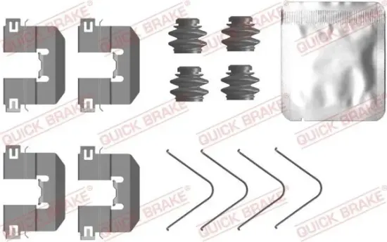 Zubehörsatz, Scheibenbremsbelag QUICK BRAKE 109-0104 Bild Zubehörsatz, Scheibenbremsbelag QUICK BRAKE 109-0104