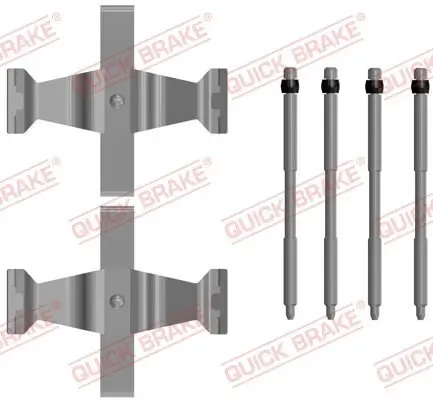 Zubehörsatz, Scheibenbremsbelag QUICK BRAKE 109-0109 Bild Zubehörsatz, Scheibenbremsbelag QUICK BRAKE 109-0109