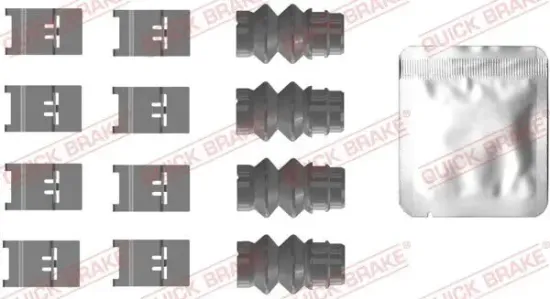 Zubehörsatz, Scheibenbremsbelag QUICK BRAKE 109-0110 Bild Zubehörsatz, Scheibenbremsbelag QUICK BRAKE 109-0110