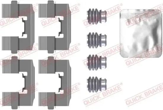 Zubehörsatz, Scheibenbremsbelag QUICK BRAKE 109-0115 Bild Zubehörsatz, Scheibenbremsbelag QUICK BRAKE 109-0115