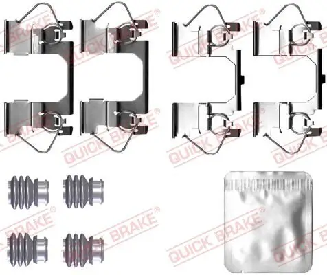 Zubehörsatz, Scheibenbremsbelag QUICK BRAKE 109-0116 Bild Zubehörsatz, Scheibenbremsbelag QUICK BRAKE 109-0116