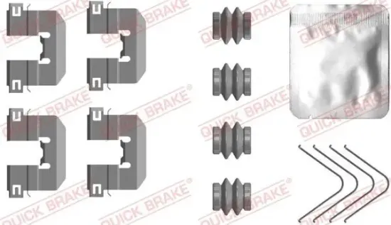 Zubehörsatz, Scheibenbremsbelag QUICK BRAKE 109-0117 Bild Zubehörsatz, Scheibenbremsbelag QUICK BRAKE 109-0117