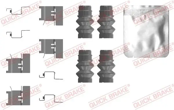 Zubehörsatz, Scheibenbremsbelag QUICK BRAKE 109-0120