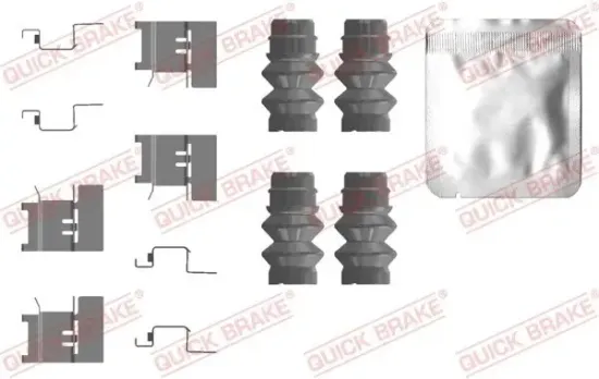 Zubehörsatz, Scheibenbremsbelag QUICK BRAKE 109-0120 Bild Zubehörsatz, Scheibenbremsbelag QUICK BRAKE 109-0120