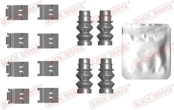 Zubehörsatz, Scheibenbremsbelag QUICK BRAKE 109-0124