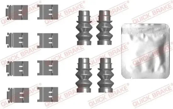 Zubehörsatz, Scheibenbremsbelag QUICK BRAKE 109-0124 Bild Zubehörsatz, Scheibenbremsbelag QUICK BRAKE 109-0124