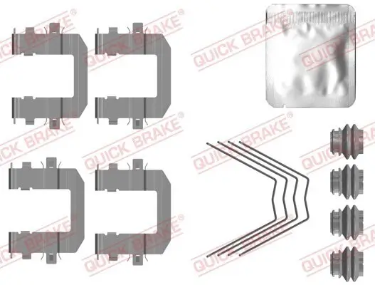 Zubehörsatz, Scheibenbremsbelag QUICK BRAKE 109-0131