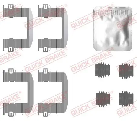 Zubehörsatz, Scheibenbremsbelag QUICK BRAKE 109-0132