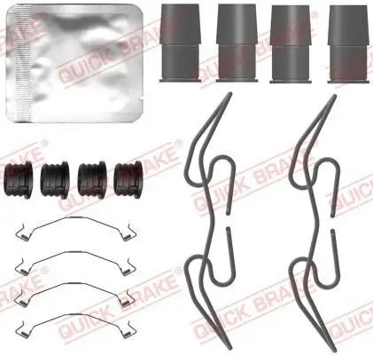 Zubehörsatz, Scheibenbremsbelag QUICK BRAKE 109-0134 Bild Zubehörsatz, Scheibenbremsbelag QUICK BRAKE 109-0134