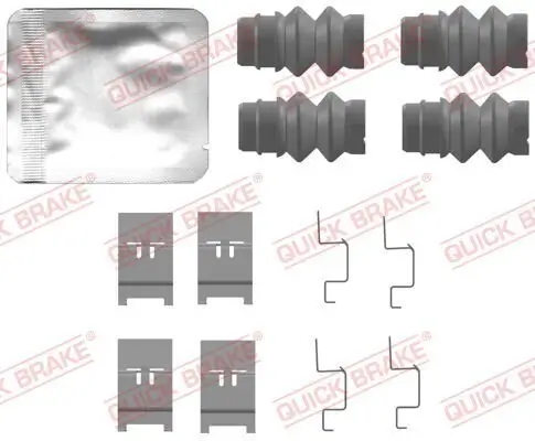 Zubehörsatz, Scheibenbremsbelag QUICK BRAKE 109-0135