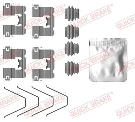 Zubehörsatz, Scheibenbremsbelag QUICK BRAKE 109-0137 Bild Zubehörsatz, Scheibenbremsbelag QUICK BRAKE 109-0137