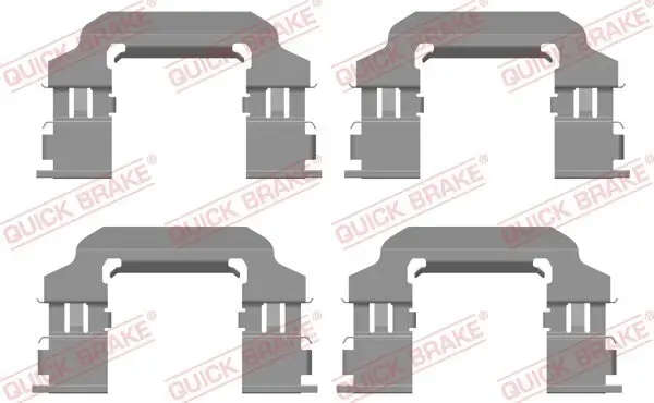 Zubehörsatz, Scheibenbremsbelag QUICK BRAKE 109-0138