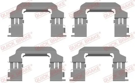 Zubehörsatz, Scheibenbremsbelag QUICK BRAKE 109-0138 Bild Zubehörsatz, Scheibenbremsbelag QUICK BRAKE 109-0138