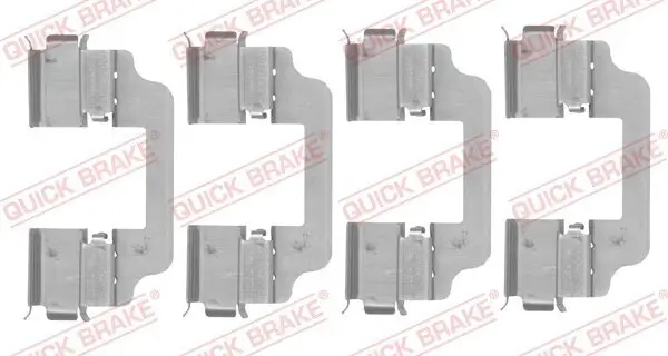 Zubehörsatz, Scheibenbremsbelag QUICK BRAKE 109-0153